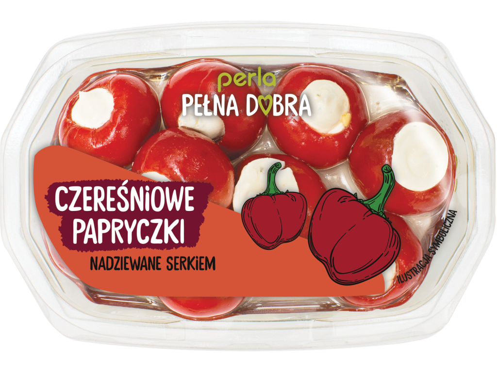 Czereśniowe papryczki nadziewane serkiem