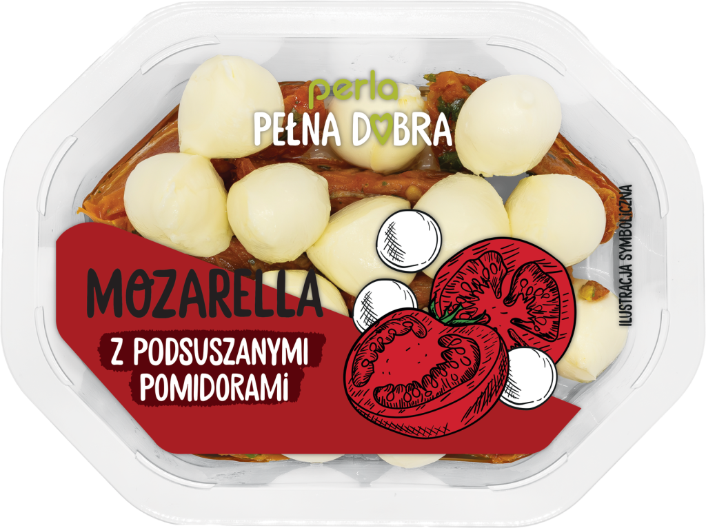 Mozzarella z podsuszanymi pomidorami