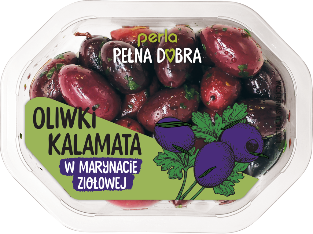 Oliwki Kalamata w marynacie ziołowej