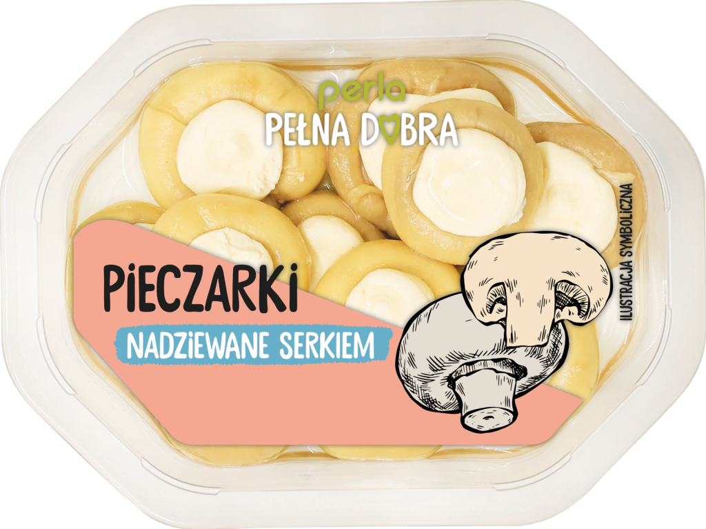 Pieczarki nadziewane serkiem