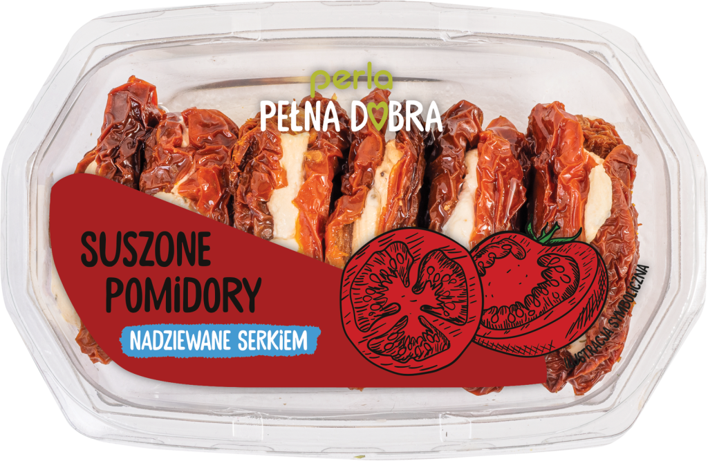Suszone pomidory suszone nadziewane serkiem