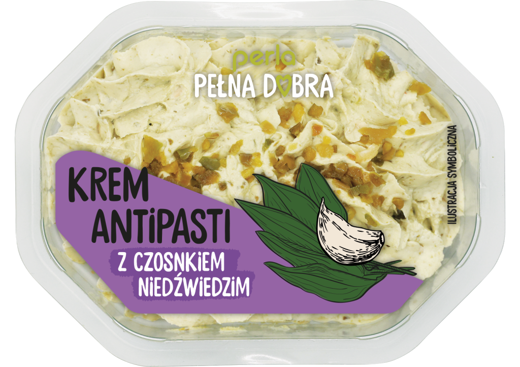 Krem antipasti z czosnkiem niedźwiedzim