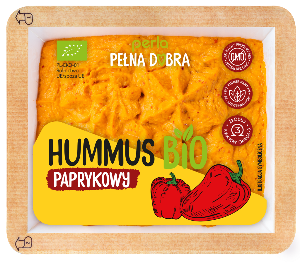 Hummus BIO paprykowy