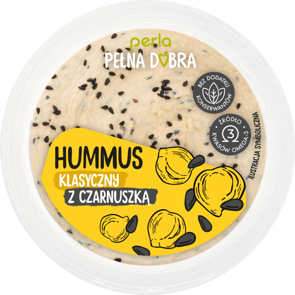 Hummus klasyczny z czarnuszką