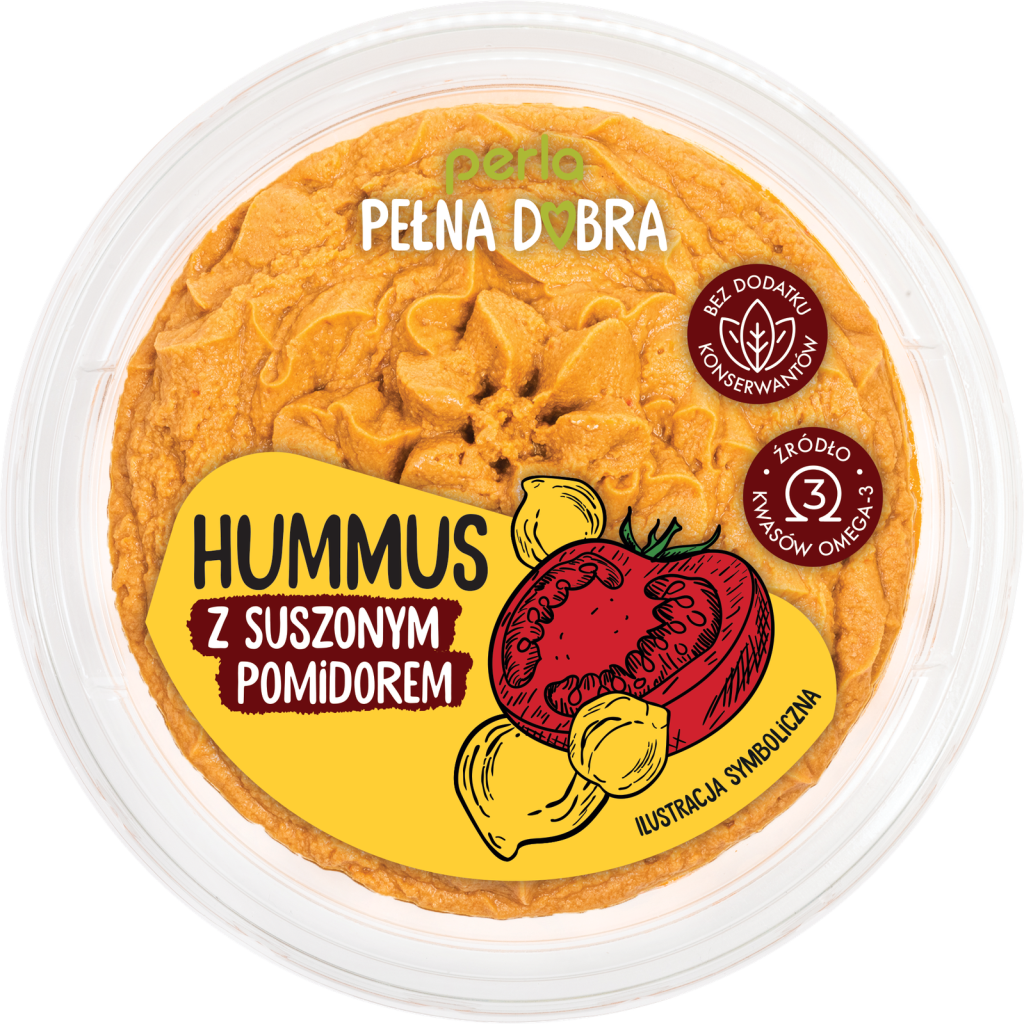 Hummus z suszonym pomidorem