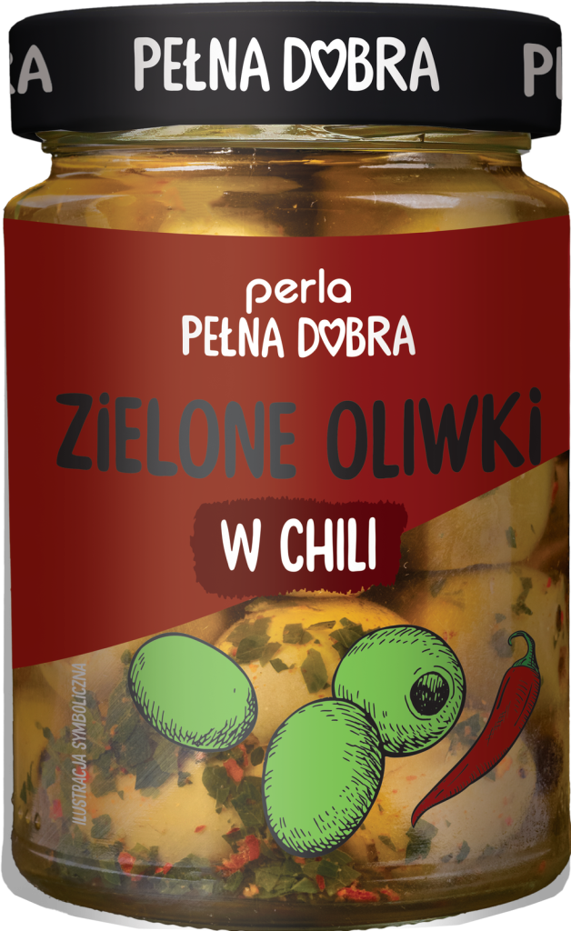 Zielone oliwki w chili