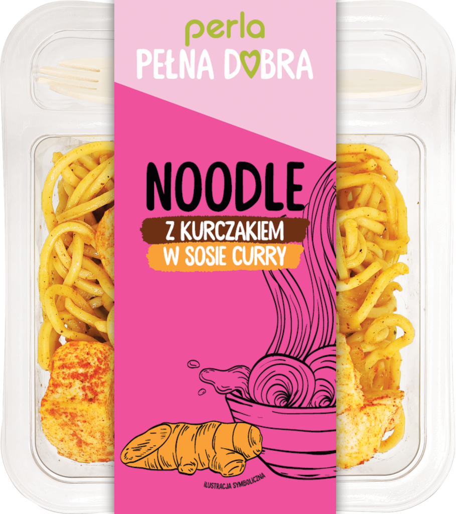 Noodle z kurczakiem w sosie curry