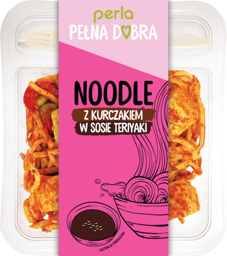Noodle z kurczakiem w sosie teriyaki