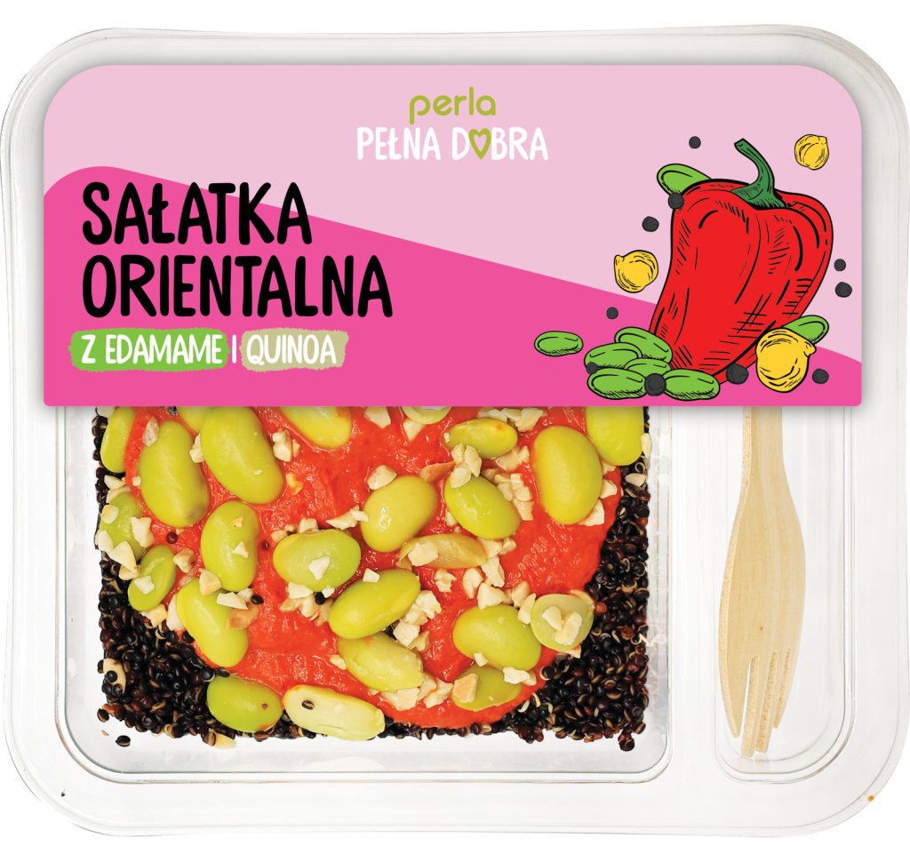 Sałatka orientalna z edamame i quinoa